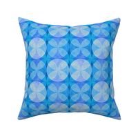 Textured Circles Bright Blue 300L