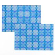 Textured Circles Bright Blue 300L