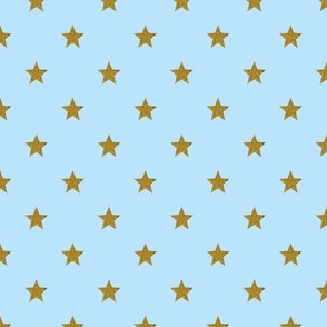 Gold Stars over Blue 