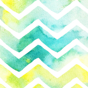 Sunny Coastal Chevron