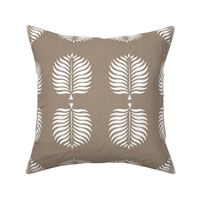 Desert Palms . Cocoa Linen