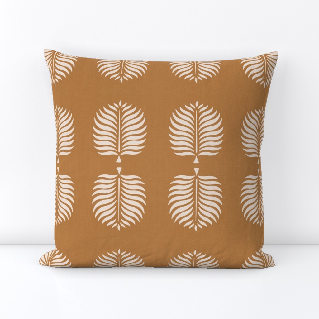 Desert Palms . Faded Terracotta