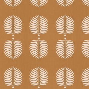 Desert Palms . Faded Terracotta