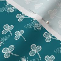 Bee & Clover  Corfu Blue