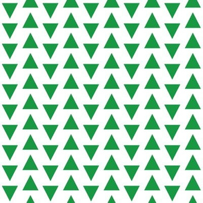 triangles fabric // kelly green triangle fabric simple coordinate design 