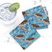 Sea Turtles #2 swimming small print 