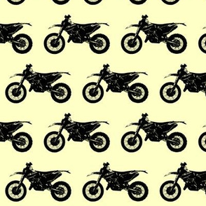 2.5" Dirt Bikes on Yellow