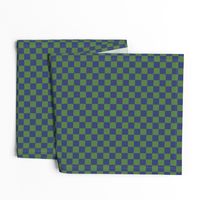 Thoughts of Dale - checkerboard blue/green 