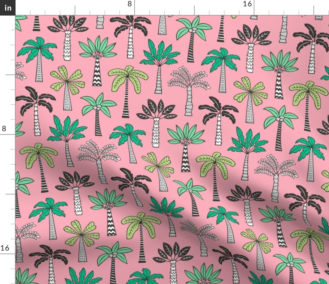 Palm Trees on Pink