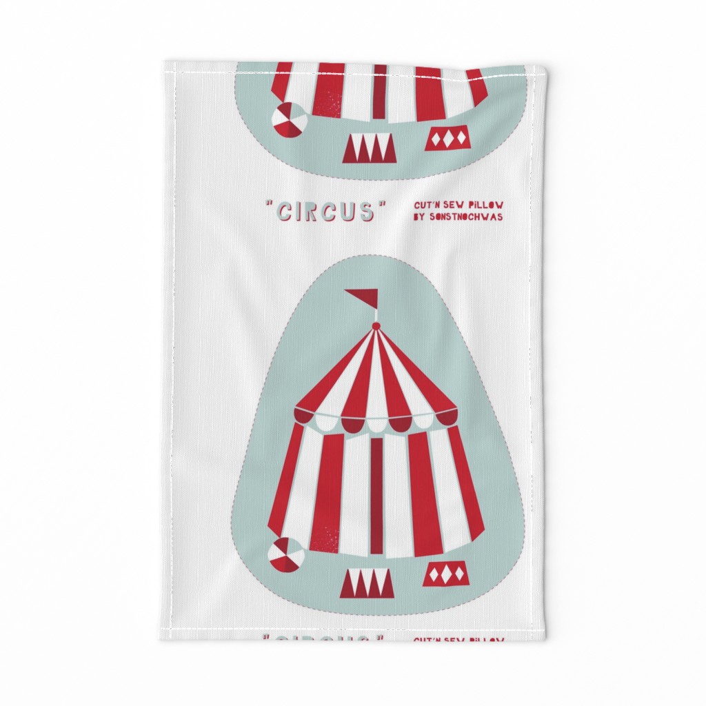 Cut and Sew "Circus 02" Pillow 