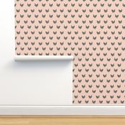 Plymouth Rock chicken breed farm sanctuary fabric pattern blush