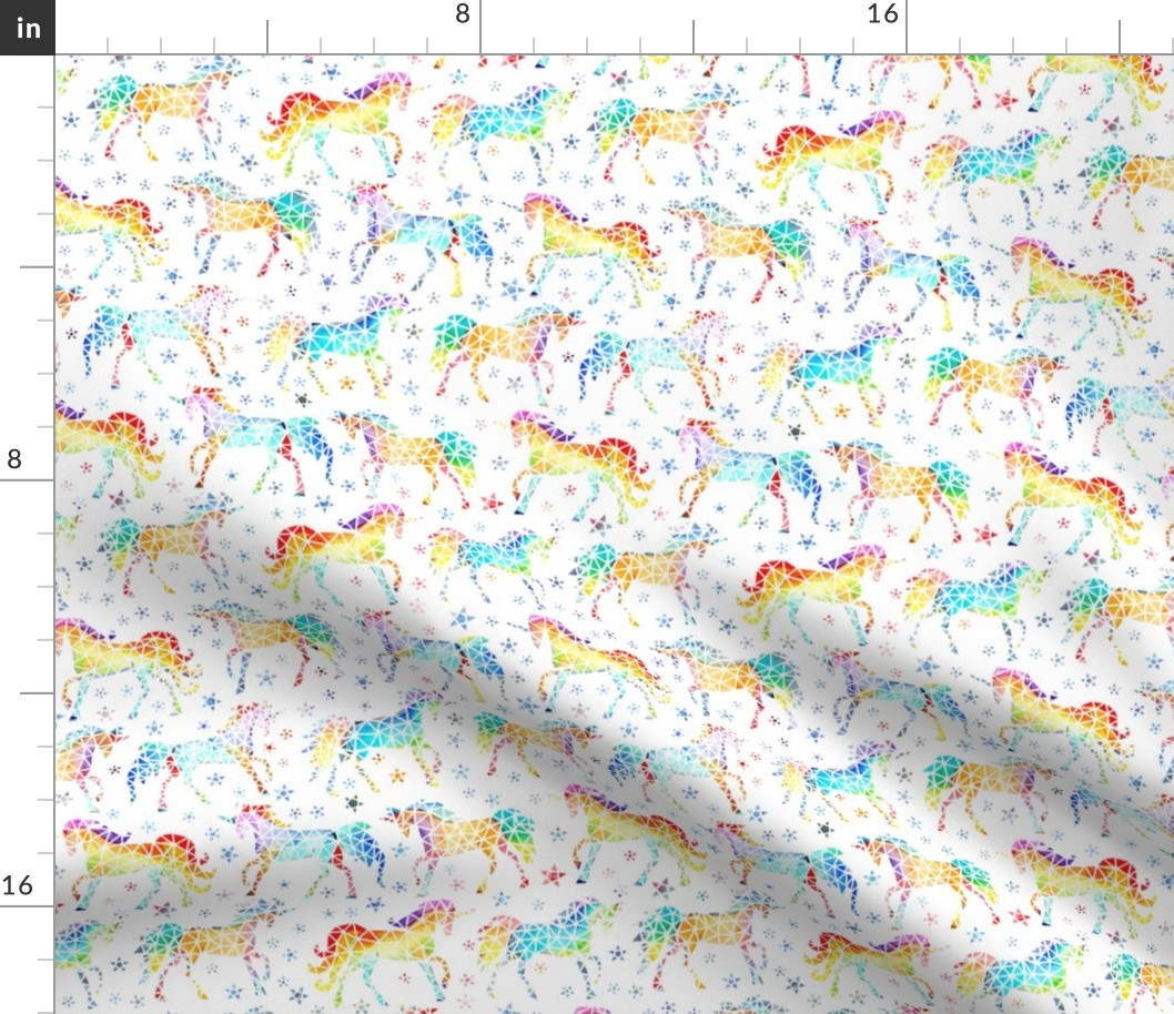 Rainbow Geo Unicorns