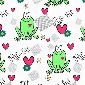 Frog Love ,Patch it up! Rib-bit 
