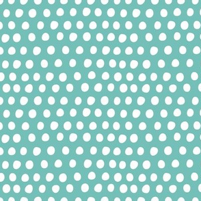 Circus Balloon Polka Dots Tiny Aqua