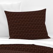 Dark Chocolate Leather Weave