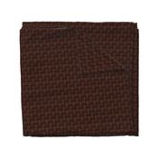 Dark Chocolate Leather Weave