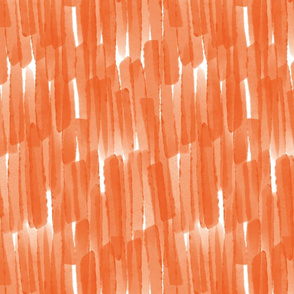 Watercolor Strokes // Tangerine