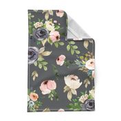 Grey Floral Blooms