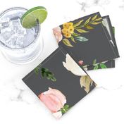 Grey Floral Blooms