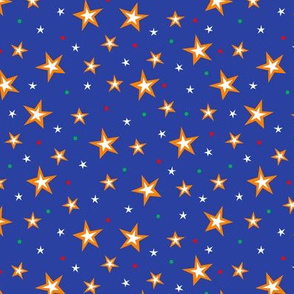 Circus Stars (Dark Blue)