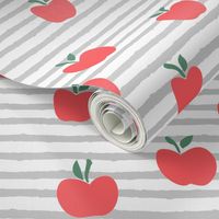 apple picking - grey stripes