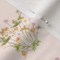 Meadow Diamond Pastels on Pale Peach // standard