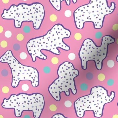 Circus Cookies in Pink
