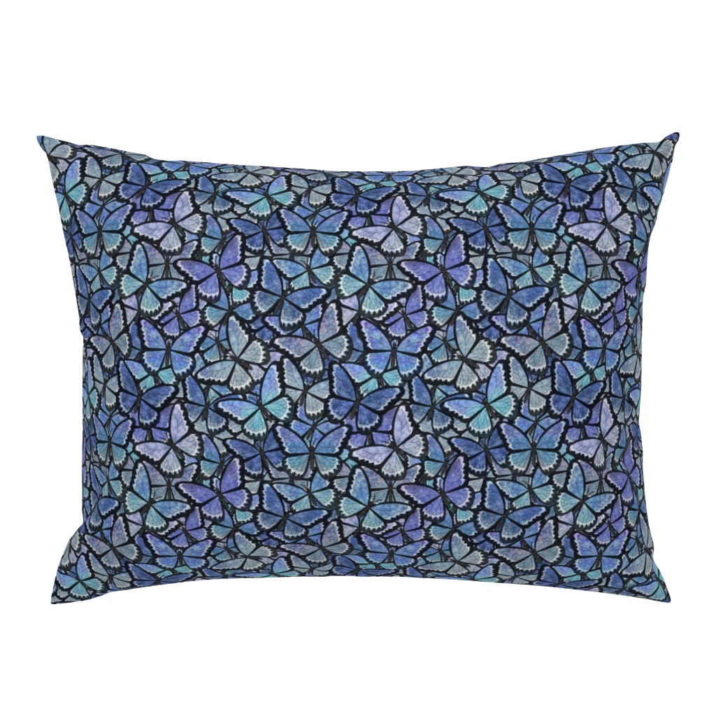 butterfly kaleidoscope - blue heras