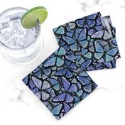 butterfly kaleidoscope - blue heras