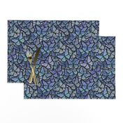 butterfly kaleidoscope - blue heras