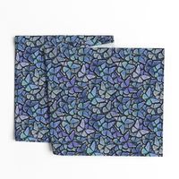 butterfly kaleidoscope - blue heras