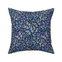 butterfly kaleidoscope - blue heras