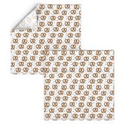 pretzel fabric // brown food bread foods kitchen kids summer funny