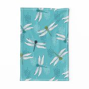 Dragonflies - Teal