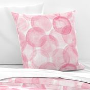 Huge Watercolor Dots M+M Bubblegum Pink by Friztin