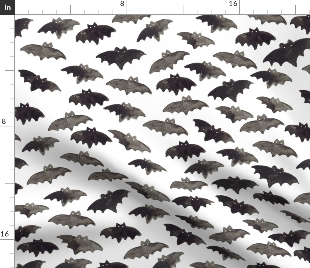 Watercolor Bats (Large)