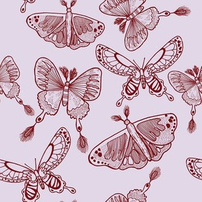 Butterflies (Crimson)