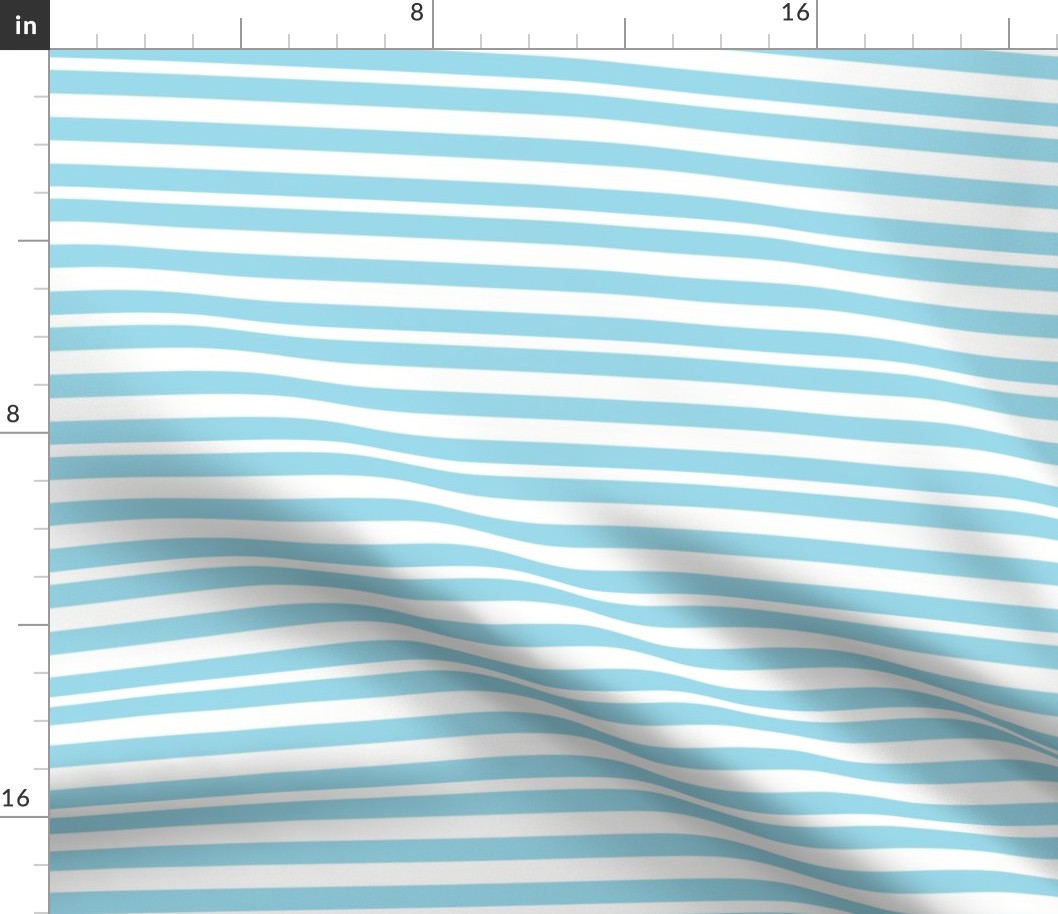 Blue and White Striped (Doll-sized)