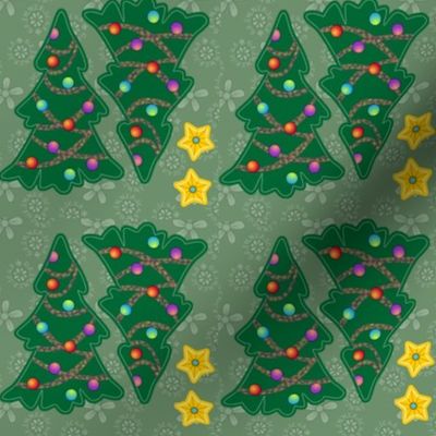 ©2011 Tiny Christmas Trees (4 per swatch)