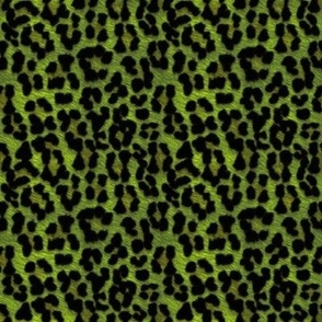 leopard print green © 2011