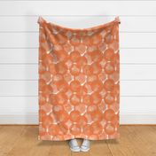 Huge Watercolor Dots M+M Tangerine by Friztin