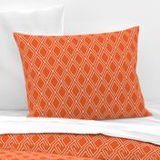 Rainforest Vivid Orange Diamond Lattice