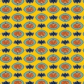 Halloween Hoopla - Pumpkin Medallion - Yellow