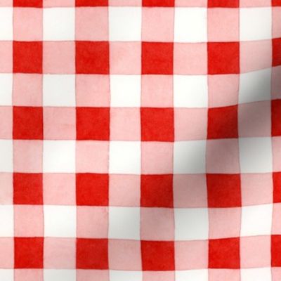 Classic red and white gingham