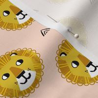 lion fabric // nursery baby lion design safari baby andrea lauren fabric -blush