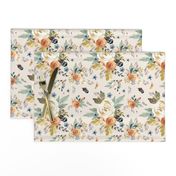 8" Western Autumn / More Florals / Ivory