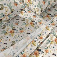 8" Western Autumn / More Florals / Ivory