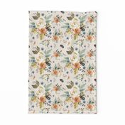 8" Western Autumn / More Florals / Ivory