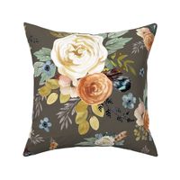 18" Western Autumn / More Florals / Taupe