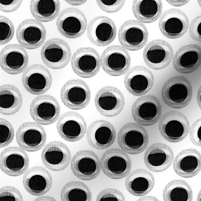 Googly eyes - white